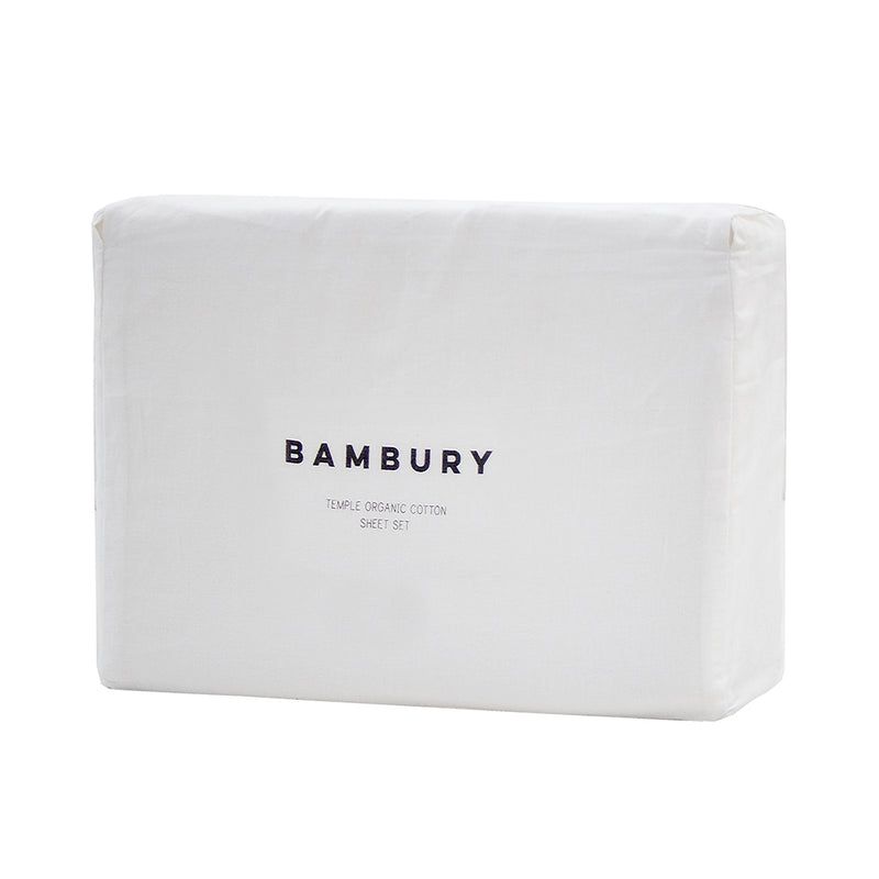 Single Sheet Set - Temple Organic Cotton Ivory