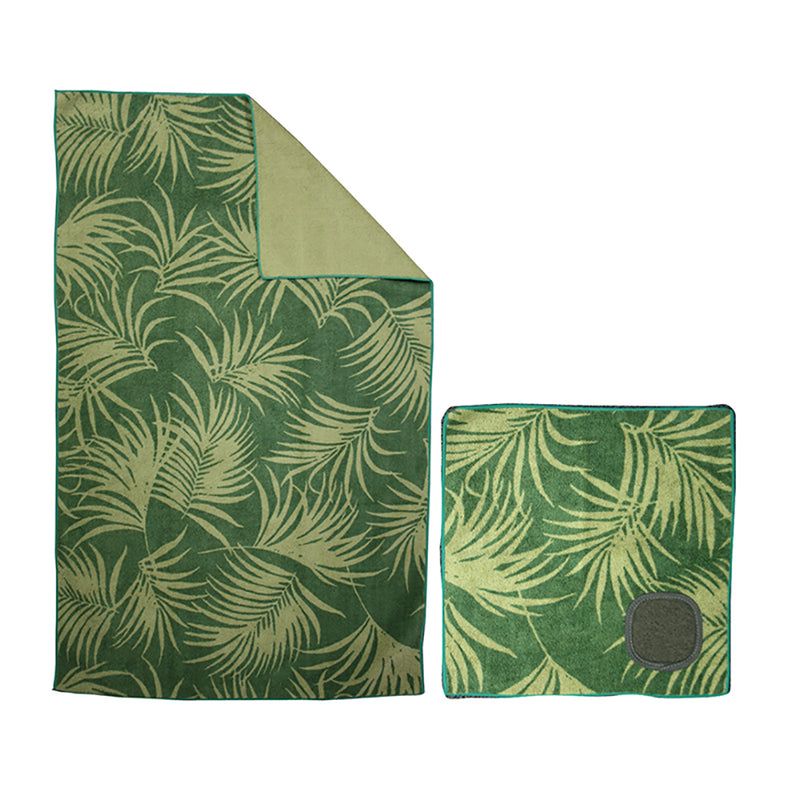 Microfibre Printed Kitchen Towel Set Frond