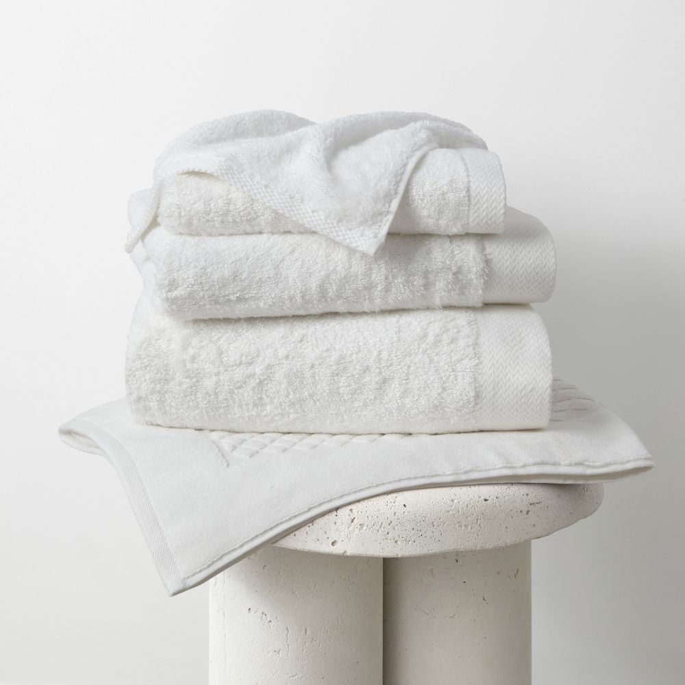 Bamboo White Bath Sheet