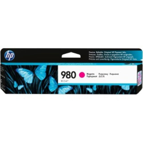 HP 980 Original Magenta Ink Cartridge for Officejet Enterprise Printers - 6600 Pages