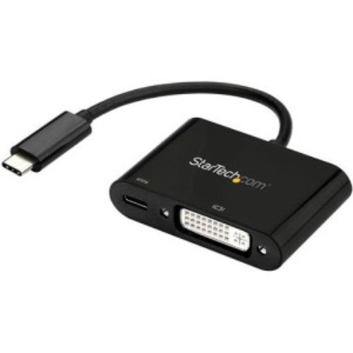 USB-C to DVI Adapter with Power Delivery - Connect MacBook Pro & Ultrabook Displays