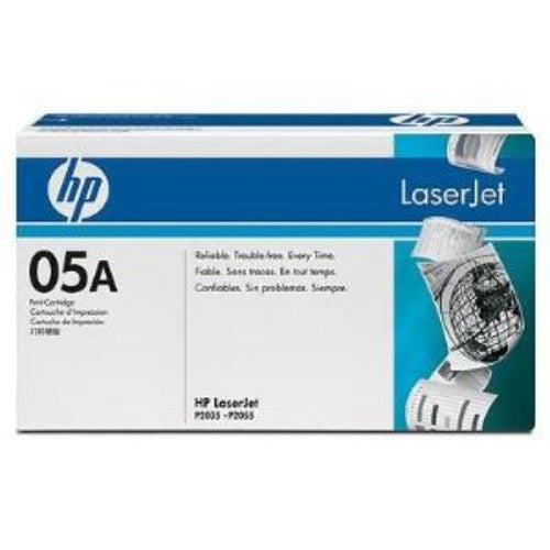 HP 05A Original Black Toner Cartridge for LaserJet P2035/P2055 Series - 2300 Pages