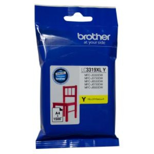 Original Brother LC3319XLY Yellow Ink Cartridge - High Yield 1500 Pages for MFC Printers