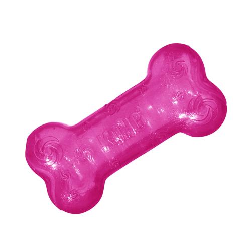 Dog Toy - KONG Squeezz Crackle Bone Med