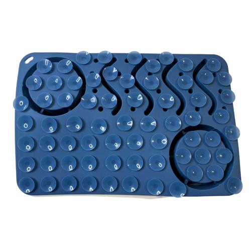 Dog - Slow Feeder Double Bento Mat Blue 30x20cm