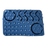 Dog - Slow Feeder Double Bento Mat Blue 30x20cm