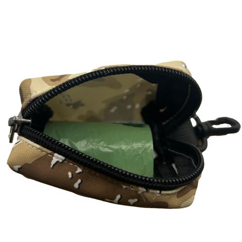 Latched Poop Bag Holder - Desert Camo