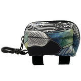 Latched Poop Bag Holder - Tropical Etching