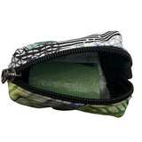 Latched Poop Bag Holder - Tropical Etching