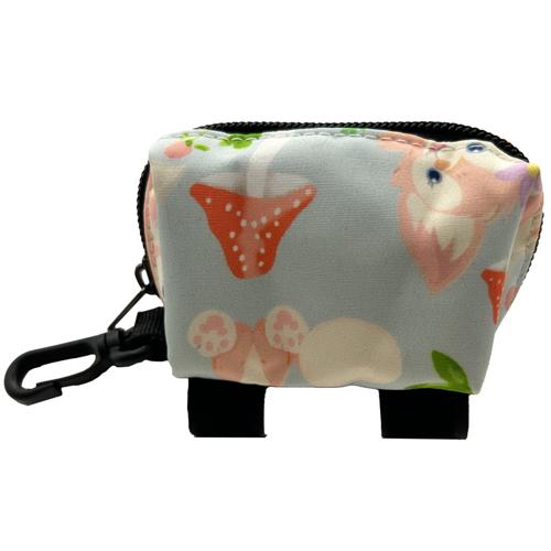 Latched Poop Bag Holder - Pink Rose