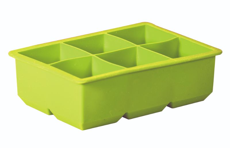 Avanti Sil 6 Cup King Ice Cube Tray Green