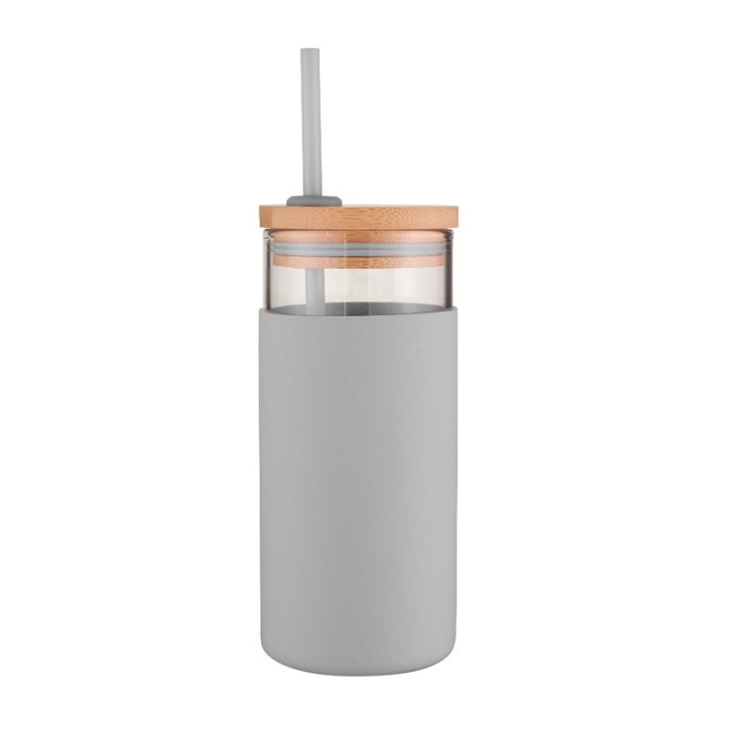 Avanti Glass Smoothie Tumbler 580ml-Grey
