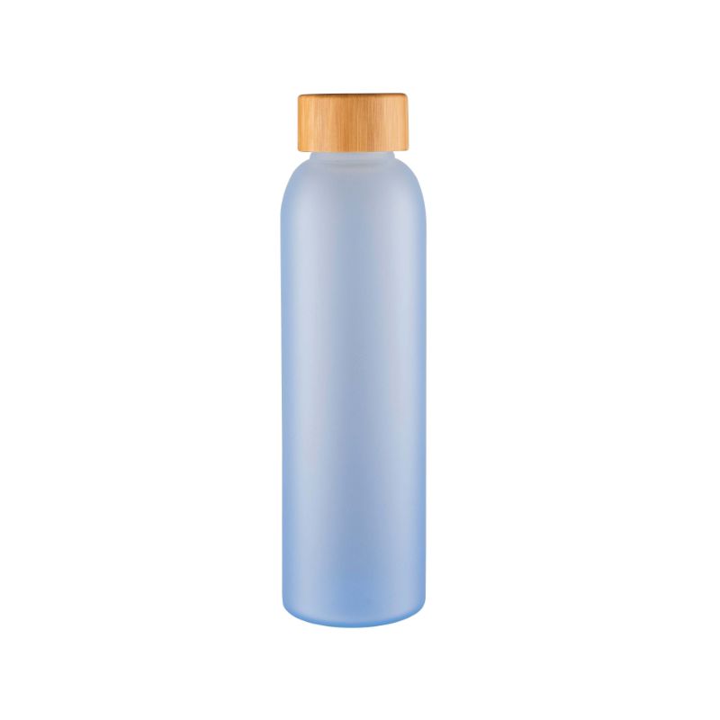 Avanti Velvet Glass Bottle 550ml Frosted Blue