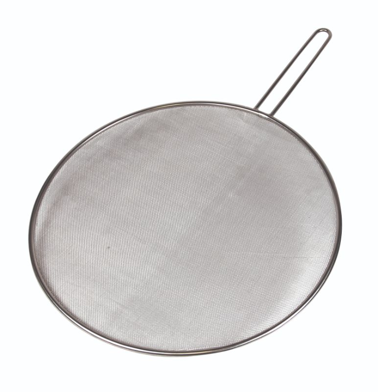 Avanti Stainless Steel Splatter Scrn 33cm-Wire Handle