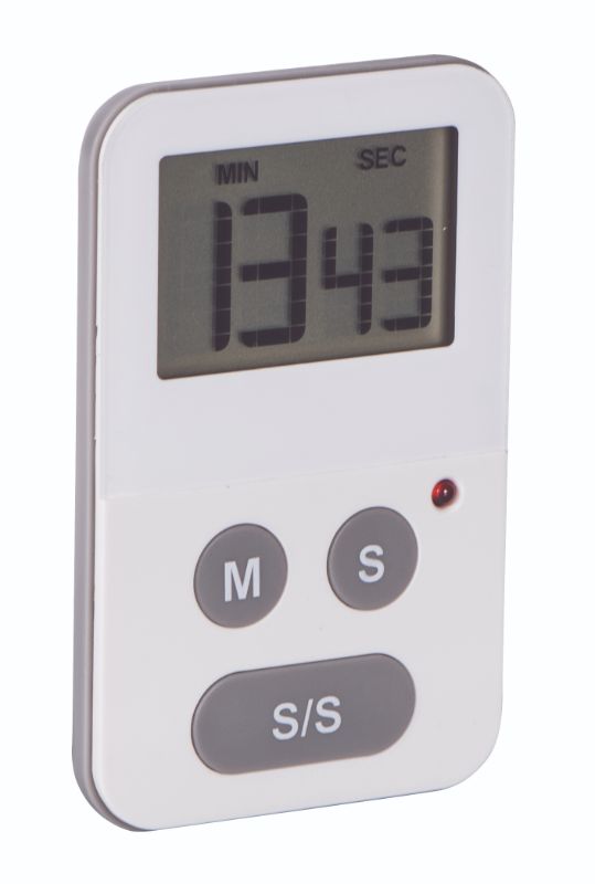 Avanti Digital Slim Timer with Light-White