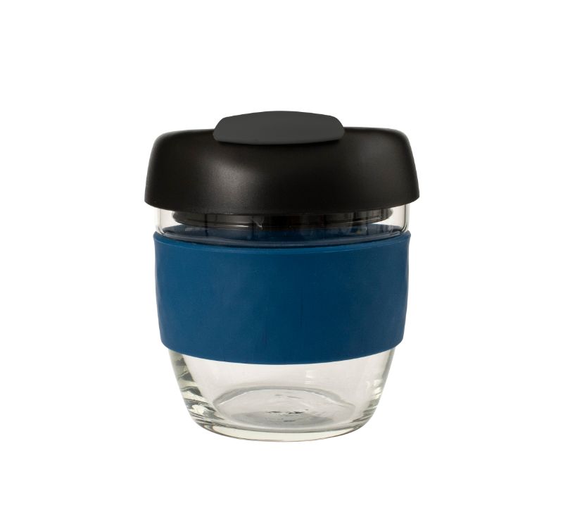 Avanti Glass GoCup Travel Mug 236ml Navy/Black/Char