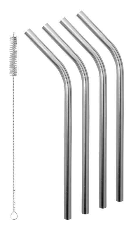 Avanti Smoothie Stainless Steel Straws - Set of 4