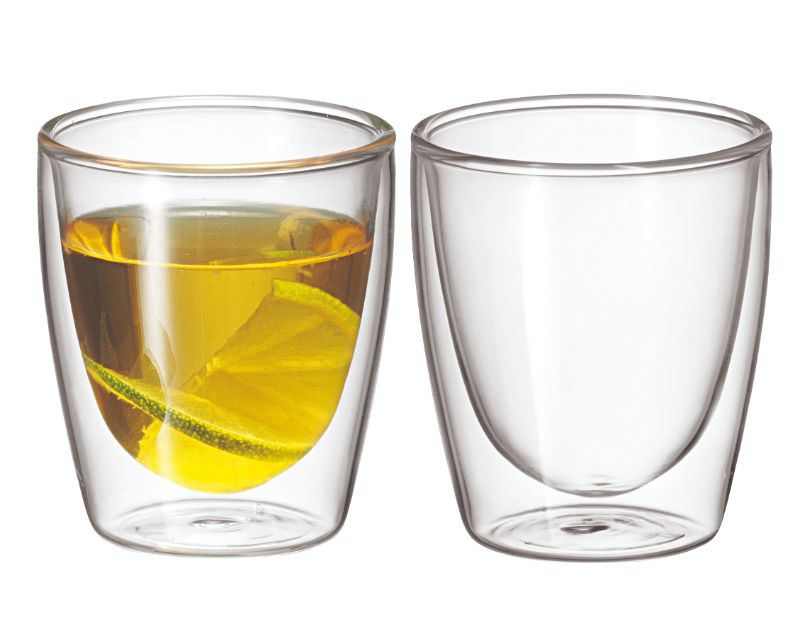 Avanti Twin Wall Glass Caffe 150ml Set 2