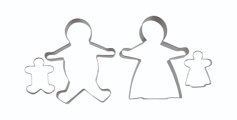 Avanti G/Bread Family C/Cutters Set of 4