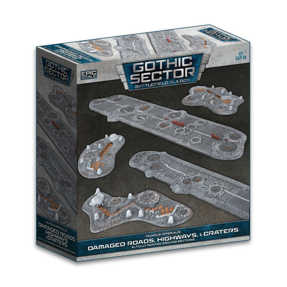 Battlefield in a Box: Gothic Sector - Mundus Imperialis: Damaged Roads