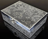 Jewellry Box - Silver Tree of Life (18cm)