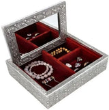 Jewellry Box - Silver Rose (25cm)