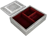 Jewellery Box - Silver Mandala (25cm)