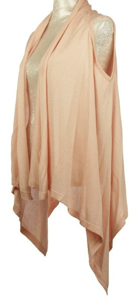 Sleeveless Cape - Pink