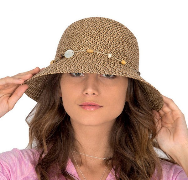 Sun Hat/Sunhat - Bohemian Bucket Style Hat (M-L 58cm)