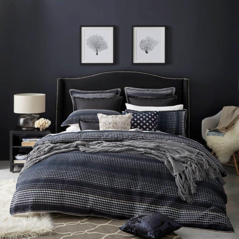 Queen Duvet Set - Benson Navy - Logan & Mason -