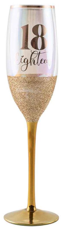 CHAMPAGNE GLASS - 18TH GLITTERATI (150ML)