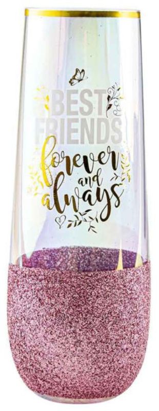 STEMLESS CHAMPAGNE - BEST FRIENDS GLITTERATTI