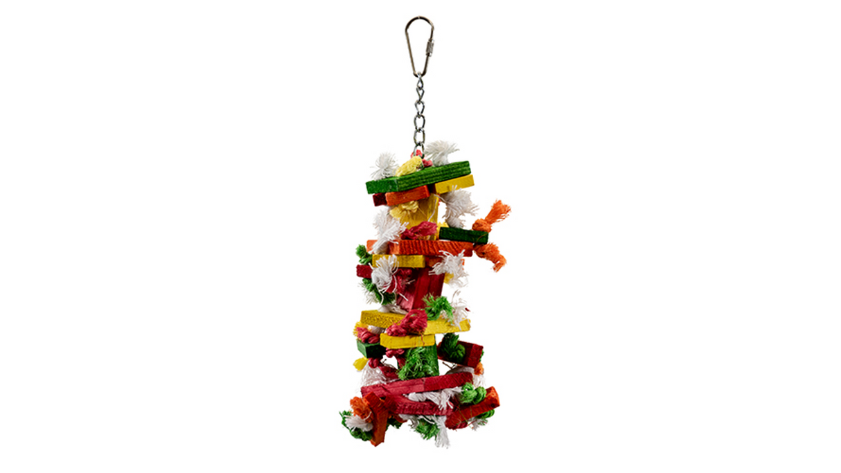 Eco Bird Toy - Knots 'n Blocks (25cm)