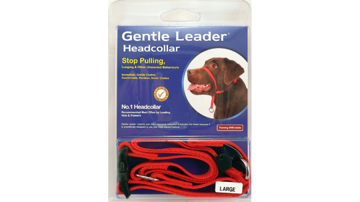 Dog Head Collar - Gentle Leader Large (Red)