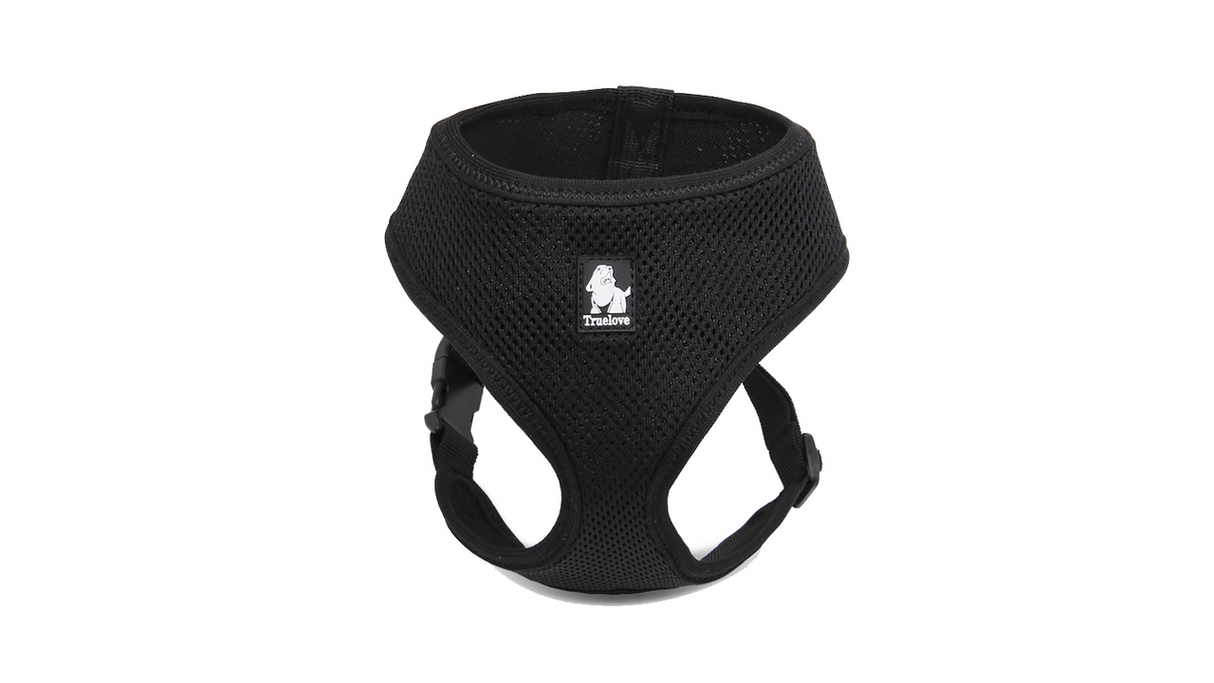 Dog Harness - Soft Mesh Medium (Black)