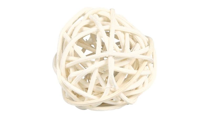 Wicker Ball with Bell 4cm