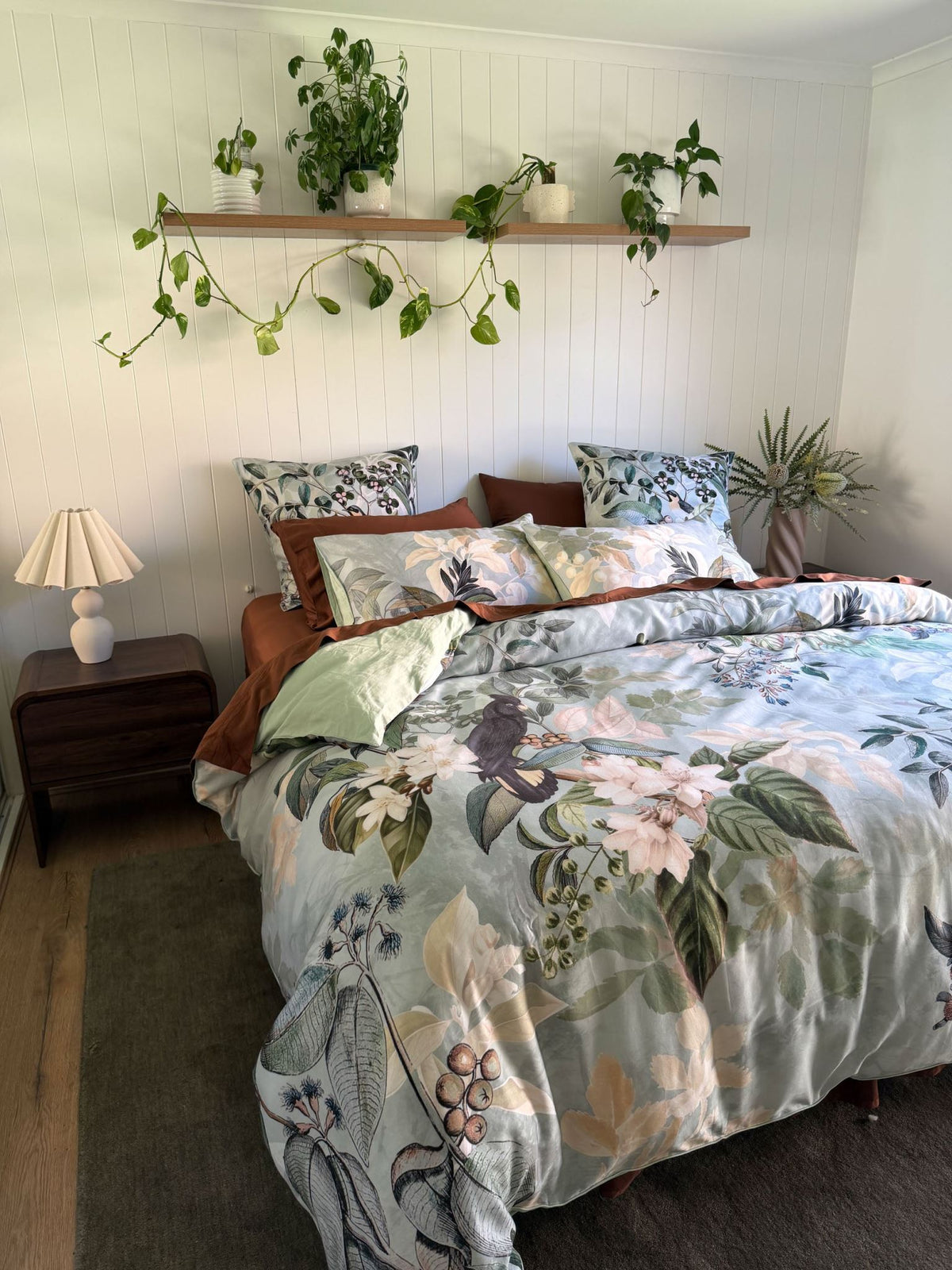 Quilt Cover Set - Blair Linen House - Queen Green