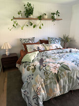 Quilt Cover Set - Blair Linen House - Queen Green