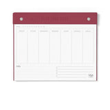 Undated Weekly Planner 250x200mm Berry Letts Conscious