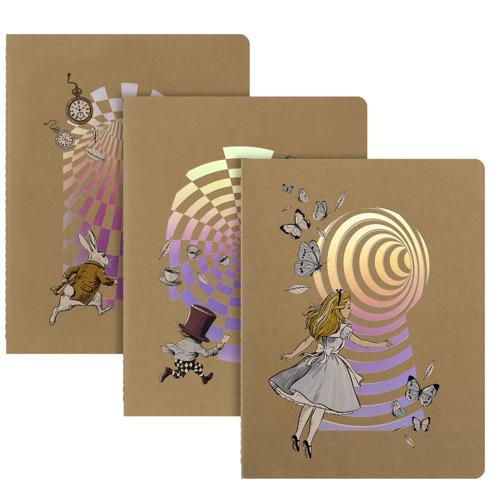 Alice Cahier XL Ruled Journals 3 Pack Moleskine LE
