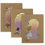 Alice Cahier XL Ruled Journals 3 Pack Moleskine LE