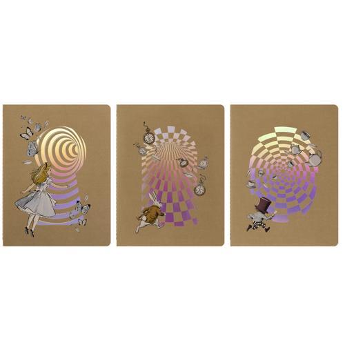 Alice Cahier XL Ruled Journals 3 Pack Moleskine LE
