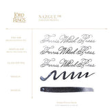 Lord of the Rings Nazgl Fountain Pen and 38ml Ink Set Ferris Wheel Press