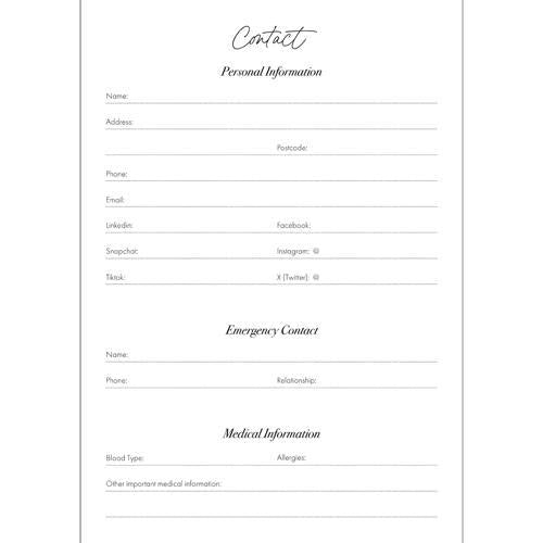 Undated A5 Day-Per-Page Wiro Designer Planner Collins
