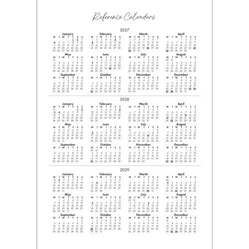 Undated A5 Day-Per-Page Wiro Designer Planner Collins