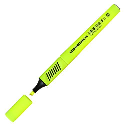 Tri-Barrel Slimline Highlighter Yellow Warwick