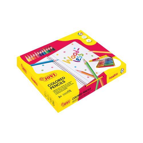 Woodless Coloured Pencils Classroom Pack 288 Pieces Jovi