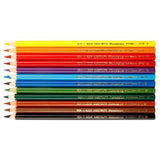 Aquarell Watercolour Pencils Assorted 12 Pack Koh-I-Noor 3716