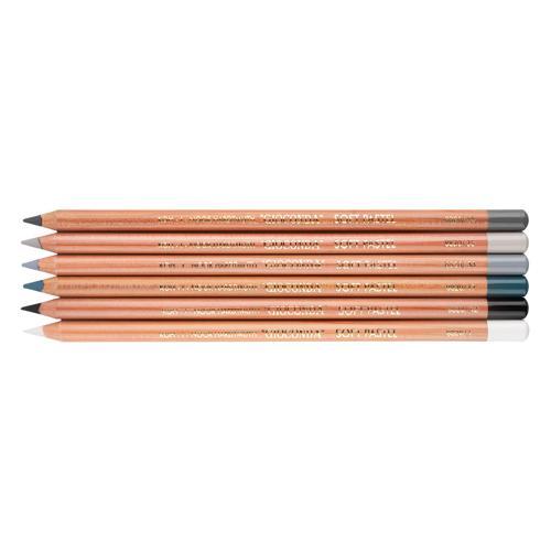 Gioconda Greytone Pastel Pencils 6 Pack Koh-I-Noor 882608