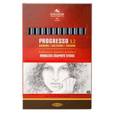 Progresso Woodless Graphite Pencils 4B 12 Pack Koh-I-Noor 8911